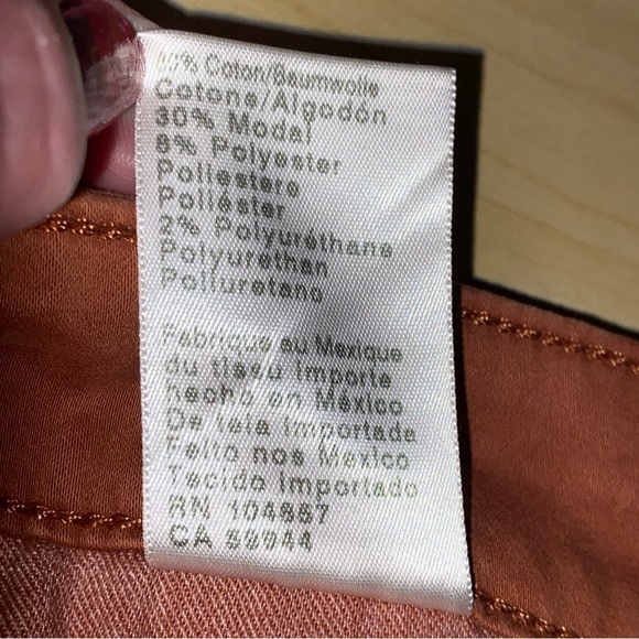 AG Adriano Goldschmied Pants Womens Sz 31 FARRAH Ankle Cocoa Cinnamon Silky Soft - Picture 7 of 10
